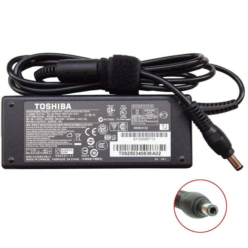 AC adapter charger for Toshiba Satellite C50-A-1E6 C50-A-1HP