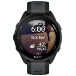 Garmin Forerunner 165 Running Smartwatch Colorful AMOLED Display Training Metrics and Recovery Insights - Black