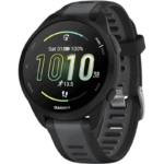 Garmin Forerunner 165 Running Smartwatch Colorful AMOLED Display Training Metrics and Recovery Insights - Black