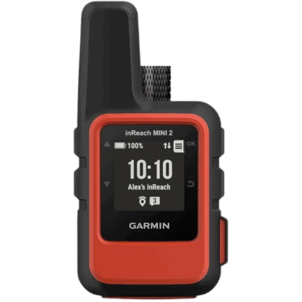 Garmin inReach Mini 2 Lightweight and Compact Satellite Communicator Hiking Handheld Orange