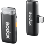 GODOX WEC Kit 1 Wireless Microphone for Camera/PC/Android/iPhone Wireless Lavalier mic with Noise Cancellation 656ft Transmission 8H Battery Life