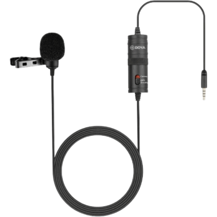 BOYA BY-M1 Lavalier Microphone for Smartphones Canon Nikon DSLR Cameras Camcorders Audio Recorder PC