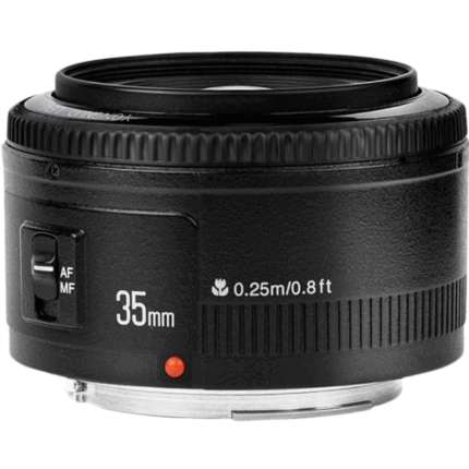 YONGNUO YN 35mm F/2 Lens for Canon EF Mount EOS Camera
