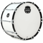 Mapex Qualifier 26-inch Marching Bass Drum - Gloss White