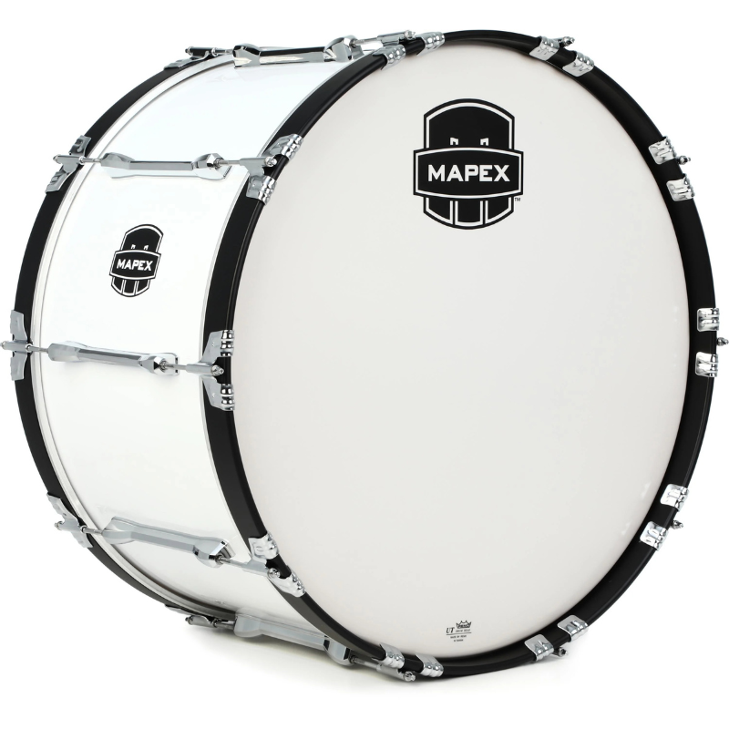 Mapex Qualifier 26-inch Marching Bass Drum - Gloss White Mapex Qualifier 26-inch Marching Bass Drum - Gloss White